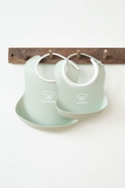 Baby Bjorn Feeding Bib Set, Baby Bib + Small Baby Bib