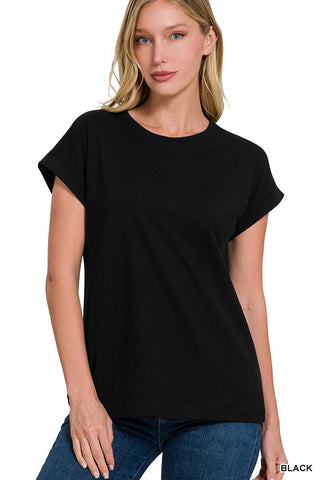 Folded Sleeve Tee