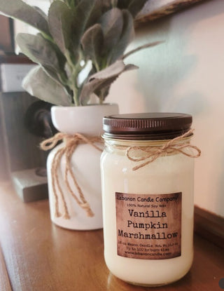 Vanilla Pumpkin Marshmallow Soy Candle