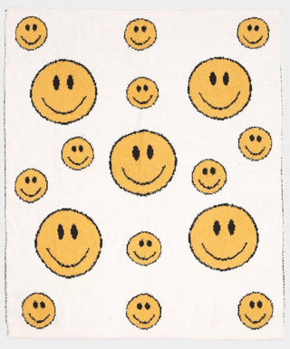 Smile Patterned Kids Blanket