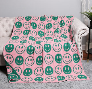 Smile Reversible Blanket