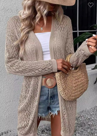 Cozy Open Knit Cardigan