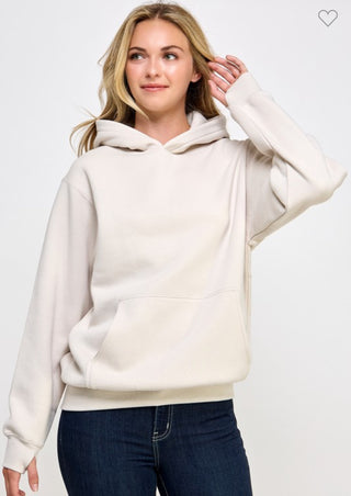 Heavy Weight Fleece Hoodie with Thumbholes