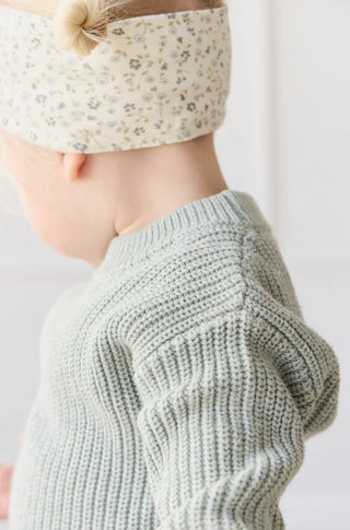 Morgan Jumper in Mist Fleck