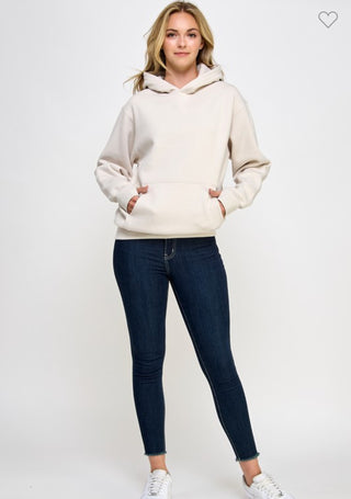 Heavy Weight Fleece Hoodie with Thumbholes