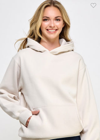 Heavy Weight Fleece Hoodie with Thumbholes