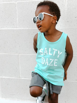 SALTY DAZE TANK - AQUA