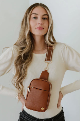 Bridget Sling Cross Body- Camel