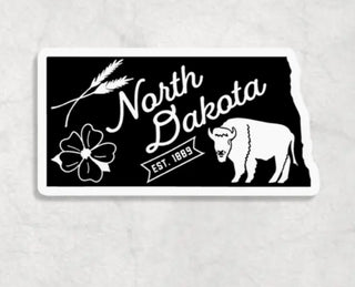 North Dakota Stickers- Icon