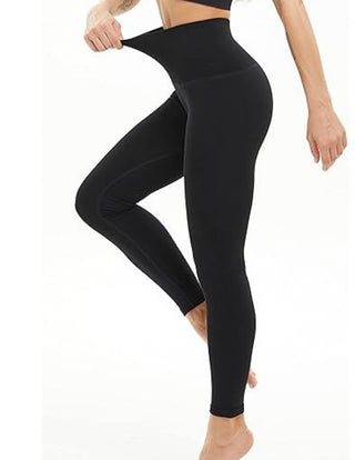 Fleece Lined High Waisted Wide Band Leggings