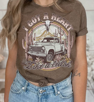 Heart Like a Truck Tee