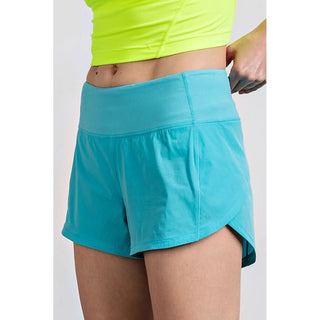 Stretch Woven 2 in 1 Active Shorts in Highlight Blue