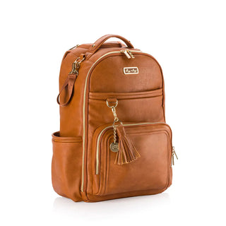 Cognac Boss Plus™ Backpack Diaper Bag