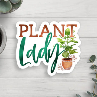 Plant Lady Vinyl Sticker