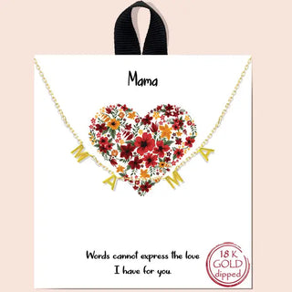 M A M A Dainty Necklace