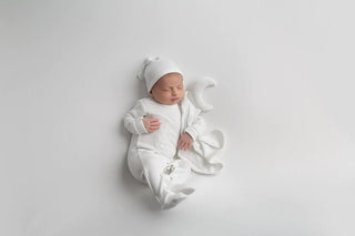 Organic Velveteen Lovey in White