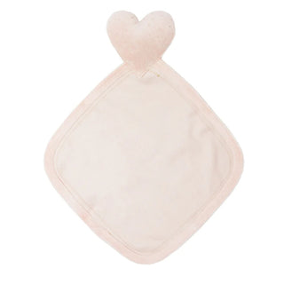 Organic Velveteen Lovey in Blush