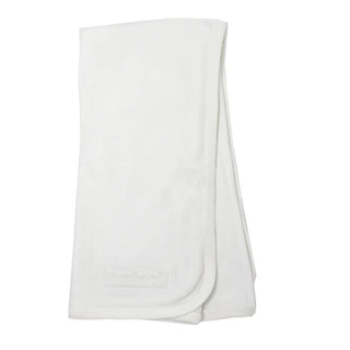 Organic Velveteen Blanket in White