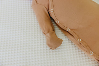 Pecan Newborn Knotted Gown