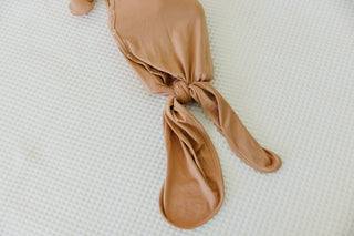 Pecan Newborn Knotted Gown