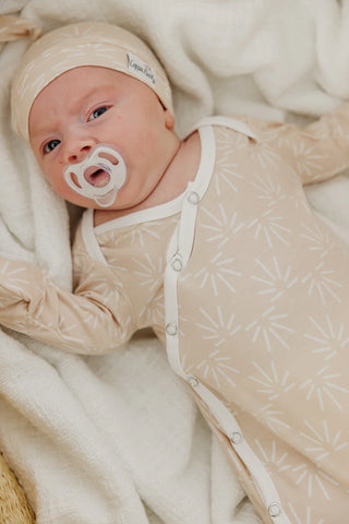 Sol Newborn Knotted Gown