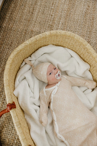 Sol Newborn Knotted Gown