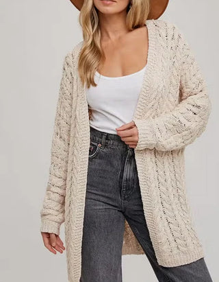 Cable Sweater Knit Cardigan