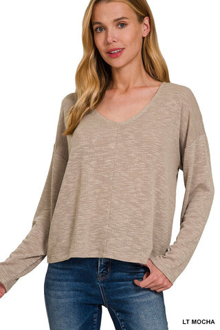 V Necked Long Sleeve