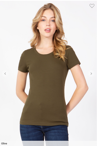 Round Neck Short Sleeve T-Shirt