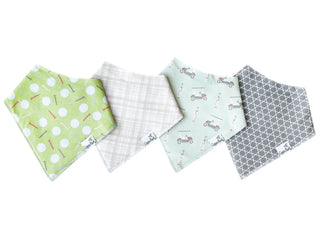 Bogey Bandana Bib Set (4-pack)