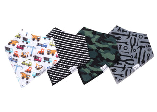 Diesel Baby Bandana Bib Set (4-pack)