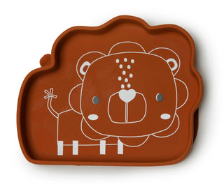 Silicone Snack Plate - Born to be Wild Lion