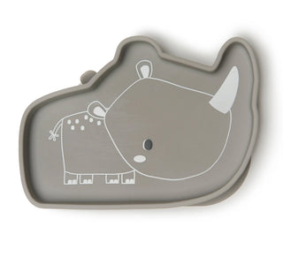 Silicone Snack Plate - Born to be Wild Rhino