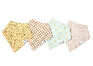 Vance Baby Bandana Bib Set (4 -pack)