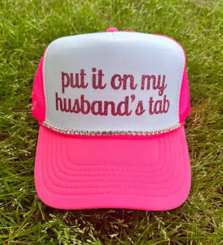 Put It On My Husbands Tab Trucker