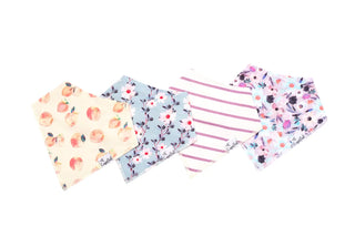 Morgan Baby Bandana Bib Set (4-pack)